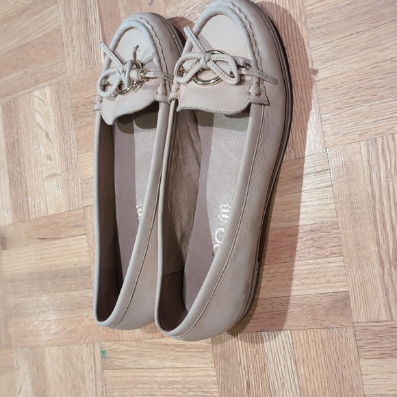 Aldo leather beige pink Loafer shoes $20 - Picture 2 of 2